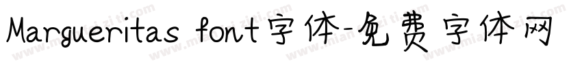 Margueritas font字体字体转换
